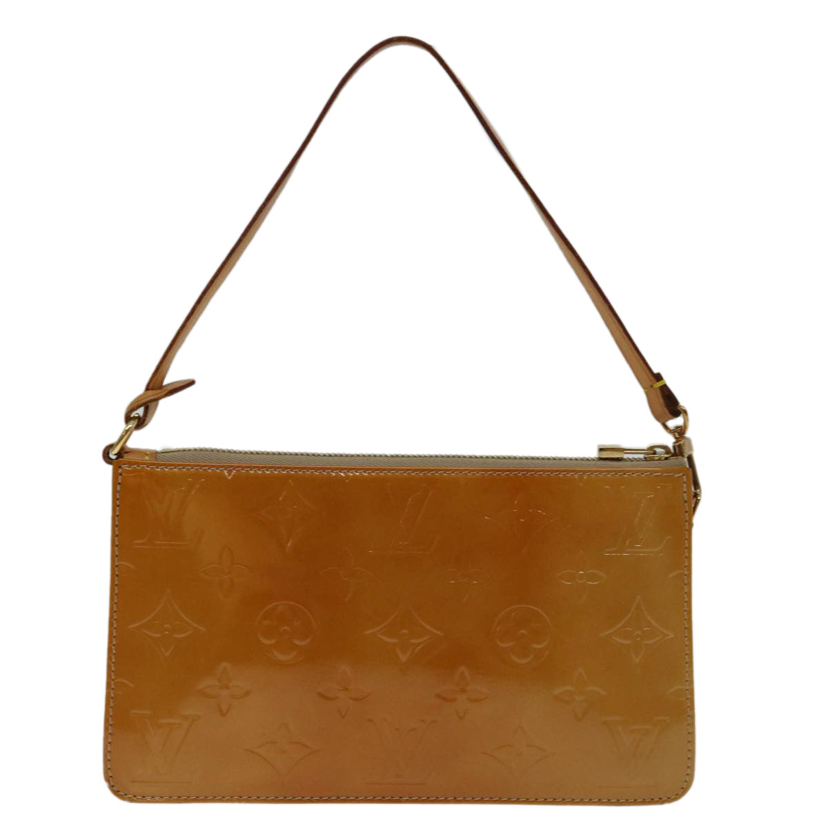 LOUIS VUITTON Monogram Vernis Lexington Pouch Beige M91010 LV ep3902