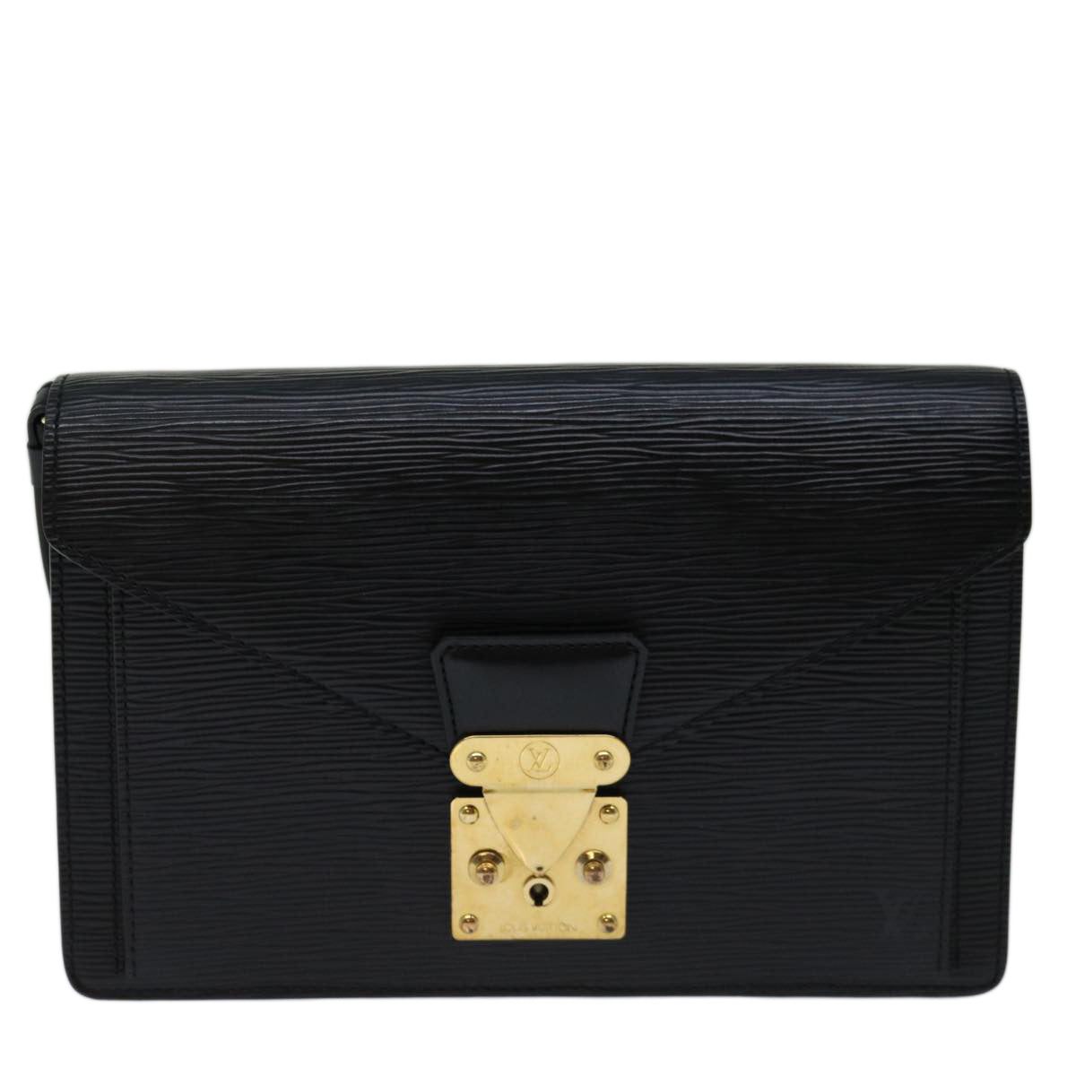 LOUIS VUITTON Epi Serie Dragonne Hand Bag Black M52612 LV ep3907