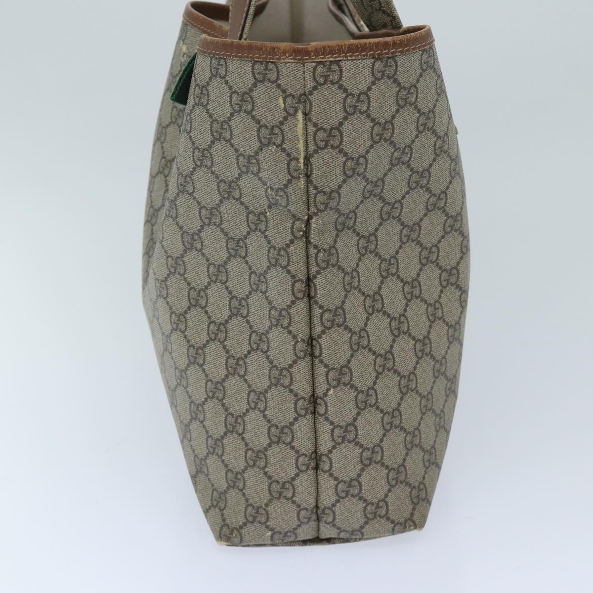 Luxury Gucci Trending 2025 GG Supreme Web Sherry Line Tote Bag PVC Beige Red Green 211134  ep3911