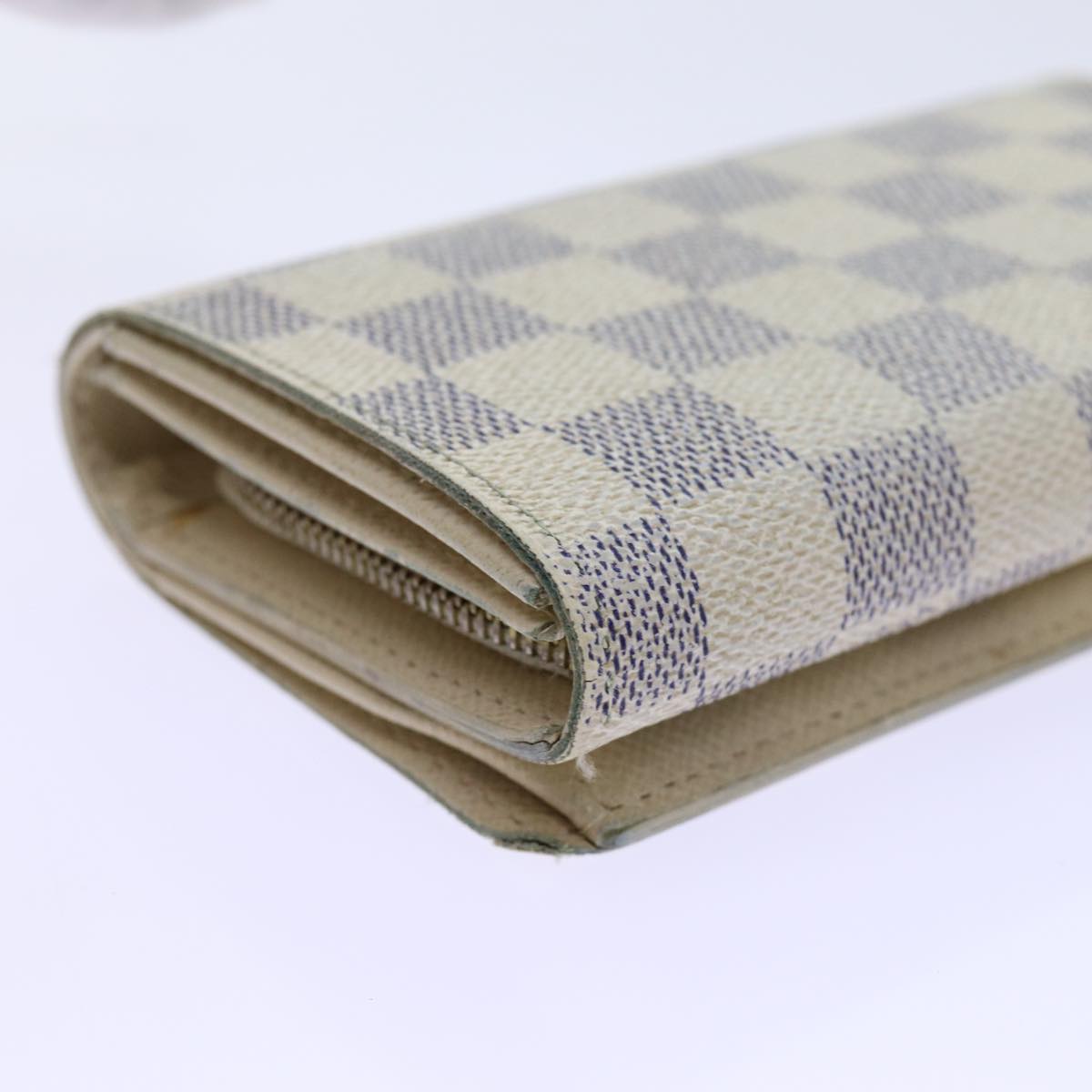 LOUIS VUITTON Damier Azur Portefeuille Tresol Wallet N61744 LV ep3925