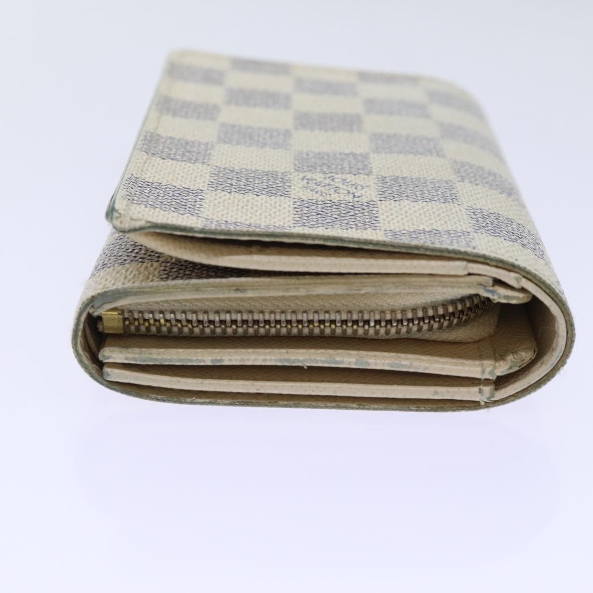 LOUIS VUITTON Damier Azur Portefeuille Tresol Wallet N61744 LV ep3925