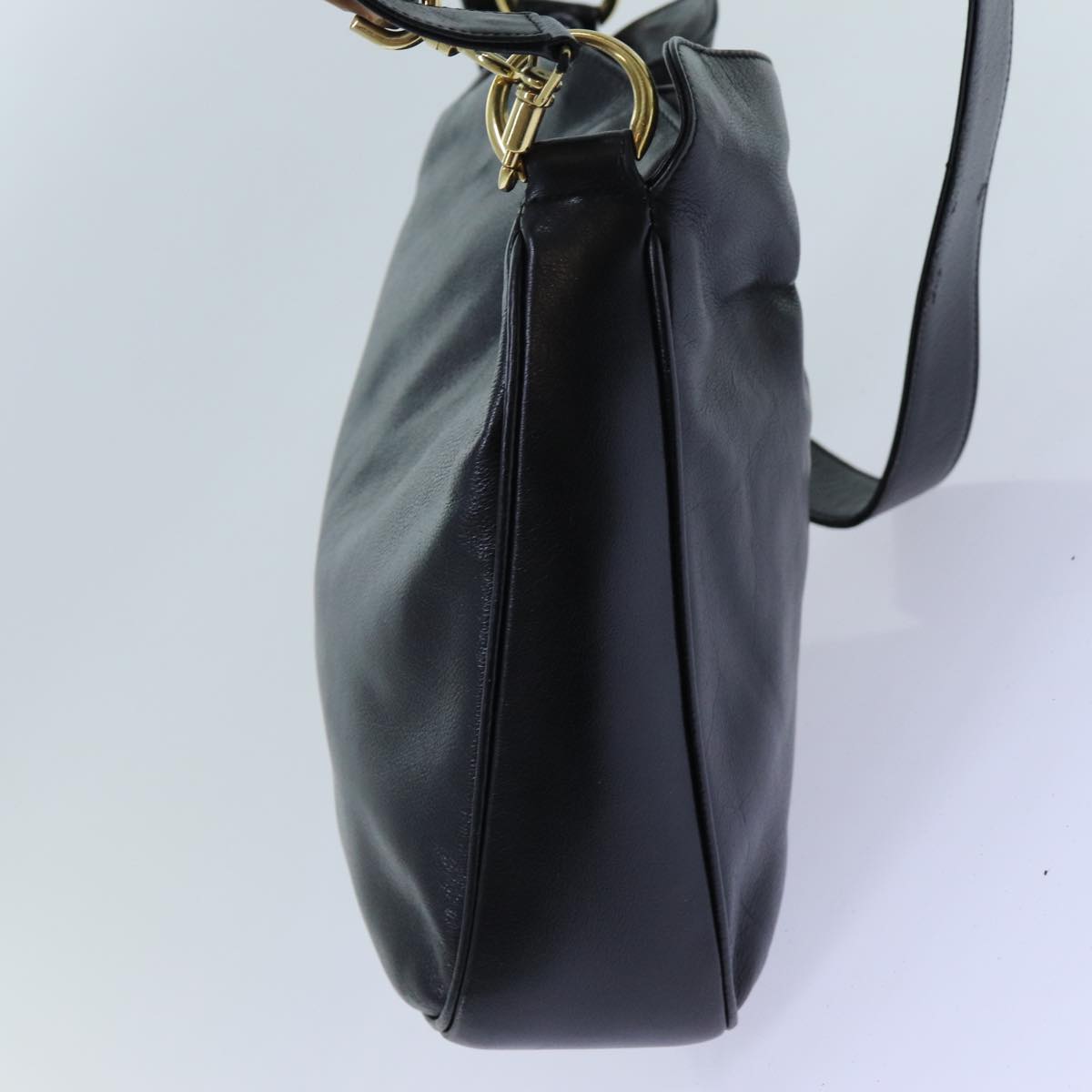 Luxury Gucci Trending 2025 Bamboo Hand Bag Leather 2way Black  ep3954