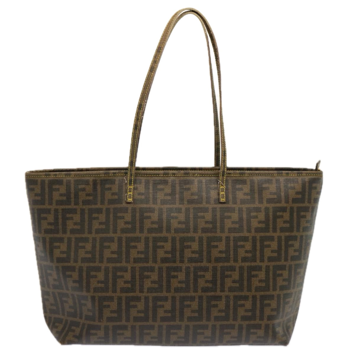 Luxury FendiZucca Canvas Tote Bag Black Brownep3963