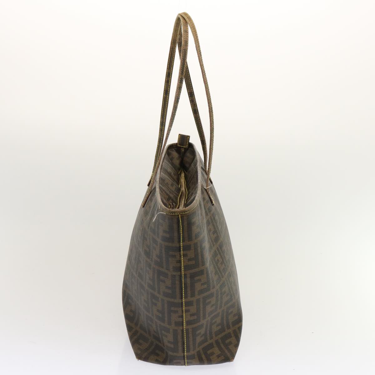 Luxury FendiZucca Canvas Tote Bag Black Brownep3963