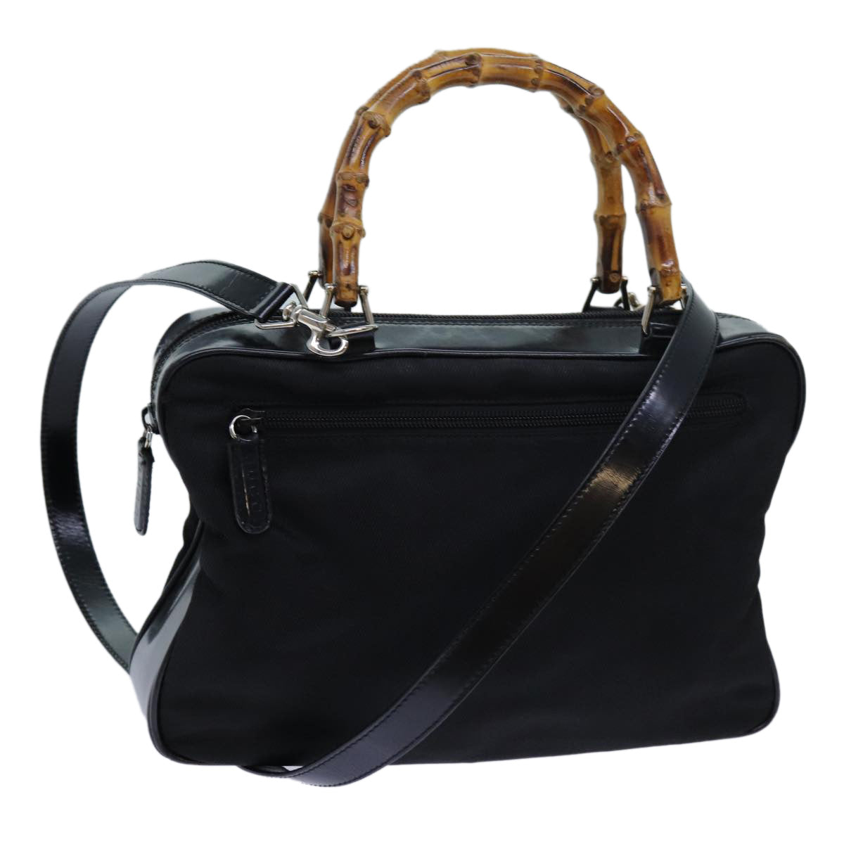 Luxury Gucci Trending 2025 Bamboo Hand Bag Nylon 2way Black 000 2040 0538  ep3984
