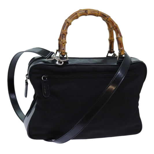 Luxury Gucci Trending 2025 Bamboo Hand Bag Nylon 2way Black 000 2040 0538  ep3984
