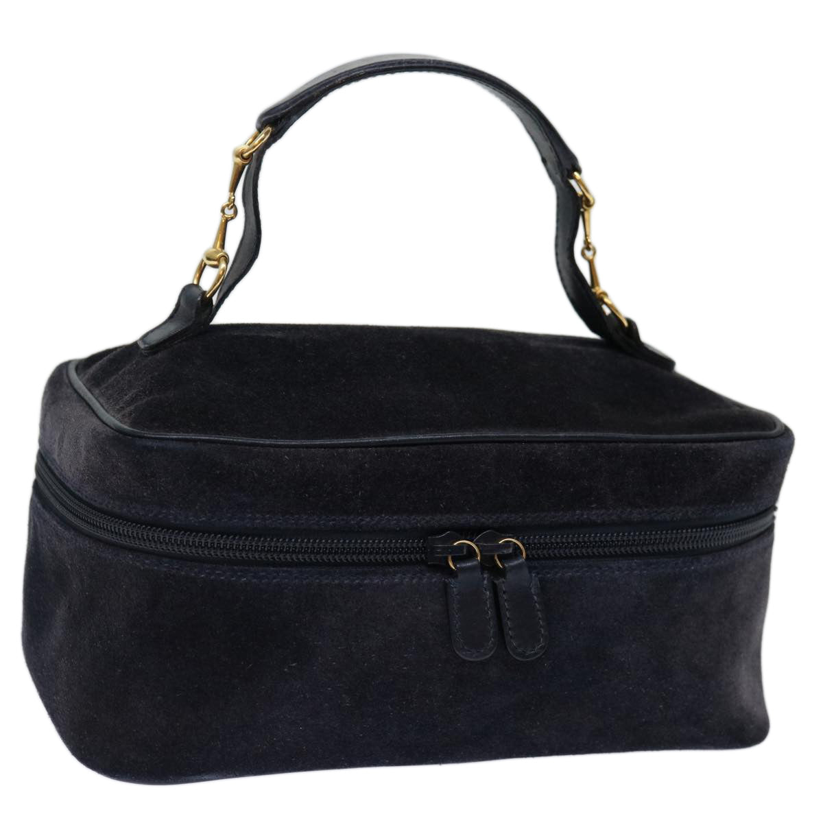 Luxury Gucci Trending 2025 Vanity Cosmetic Pouch Suede Navy 032 1705 0140  ep3985