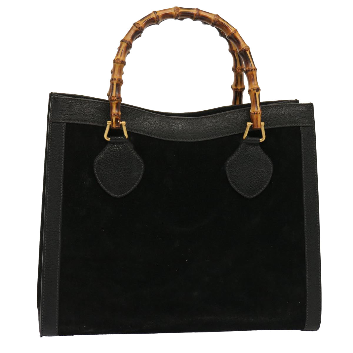 Luxury Gucci Trending 2025 Bamboo Hand Bag Suede Black 002 1095 0260  ep4006