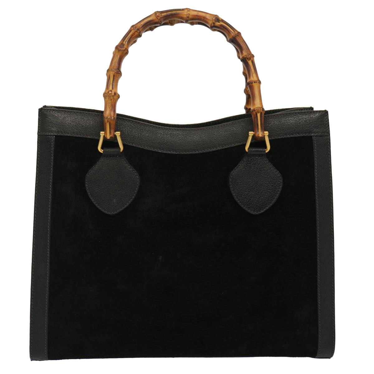 Luxury Gucci Trending 2025 Bamboo Hand Bag Suede Black 002 1095 0260  ep4006