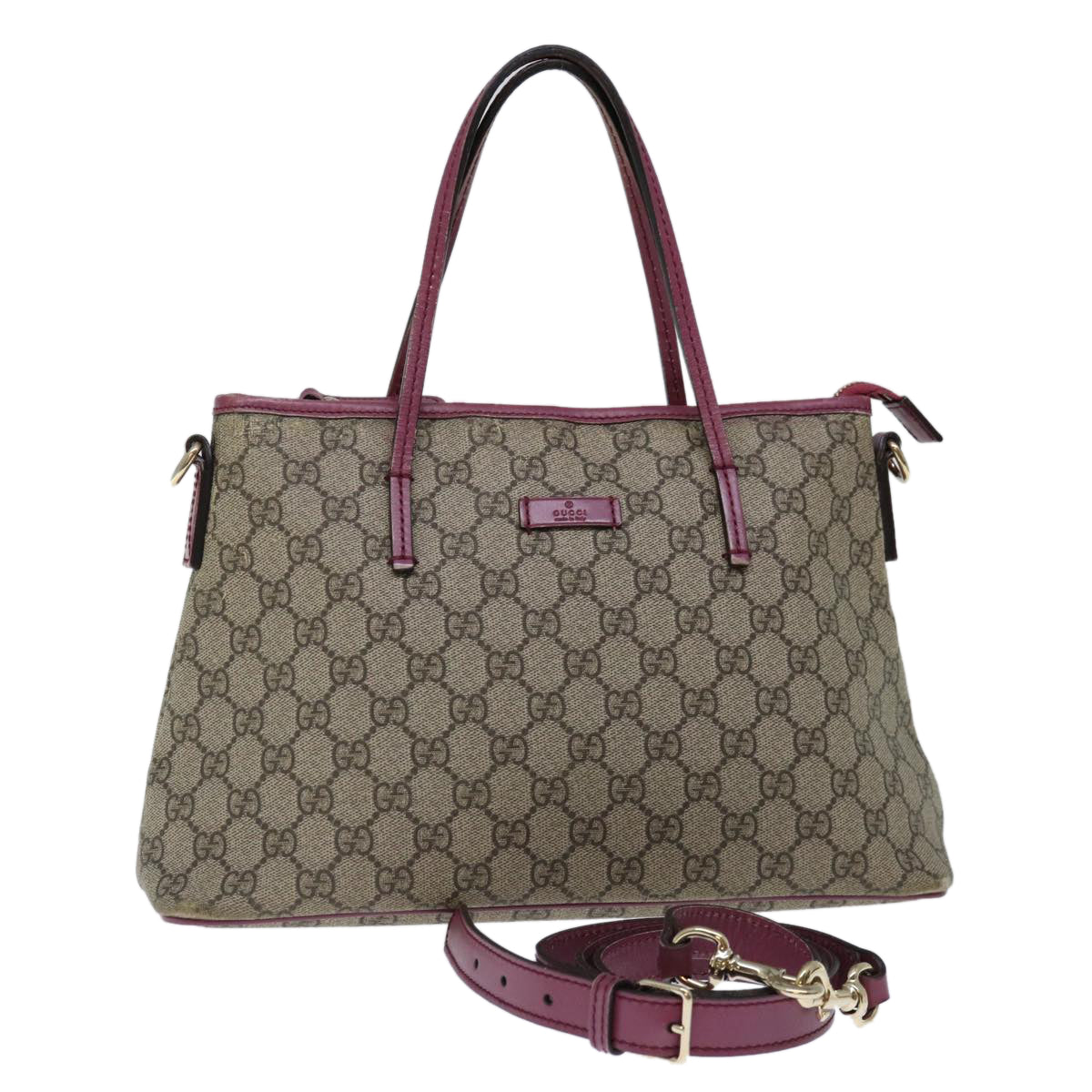 Luxury Gucci Trending 2025 GG Supreme Hand Bag PVC 2way Beige 353440  ep4013