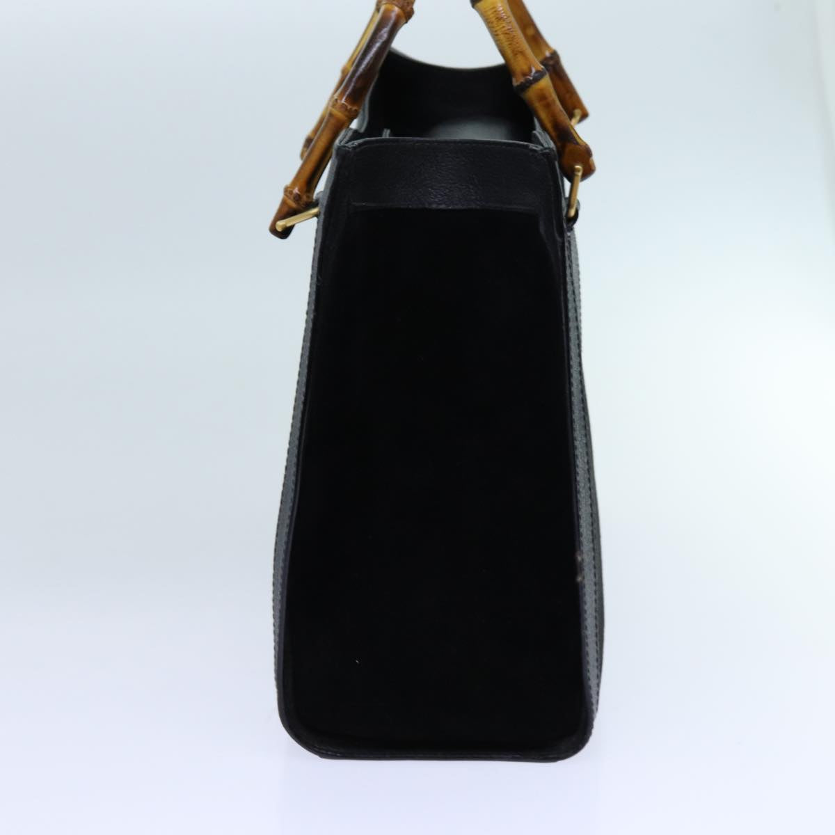 Luxury Gucci Trending 2025 Bamboo Hand Bag Suede Black  ep4025