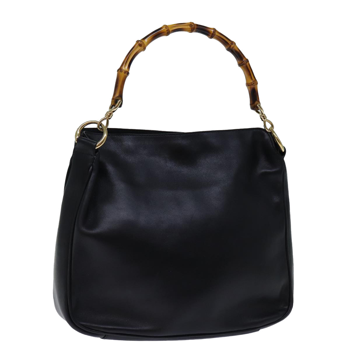 Luxury Gucci Trending 2025 Bamboo Hand Bag Leather Black 001 1638  ep4038