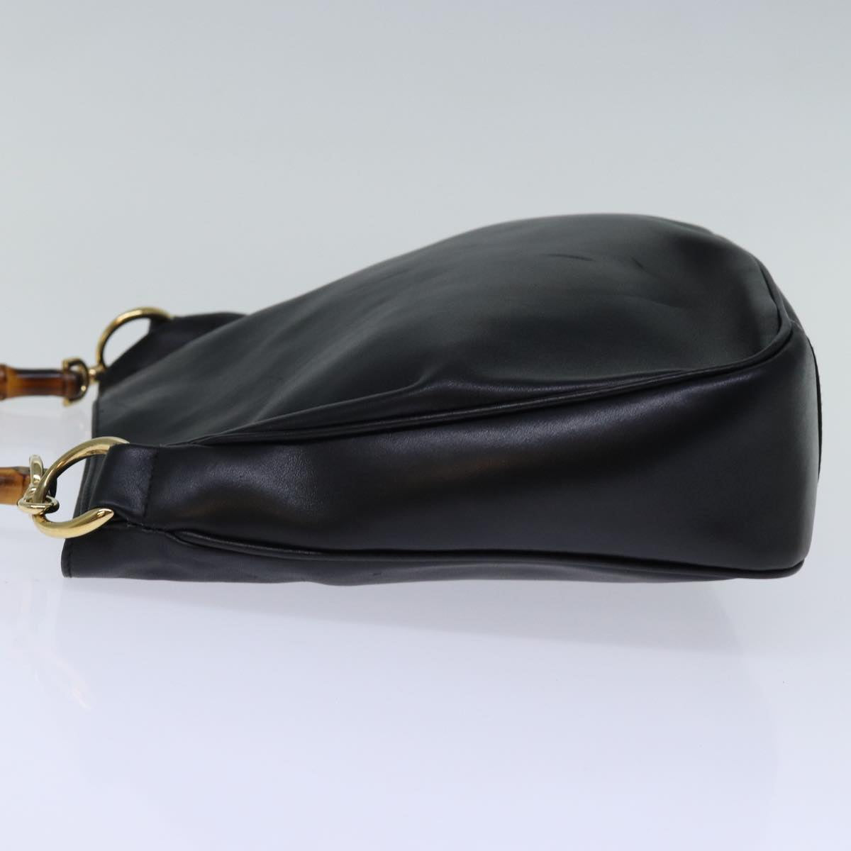 Luxury Gucci Trending 2025 Bamboo Hand Bag Leather Black 001 1638  ep4038
