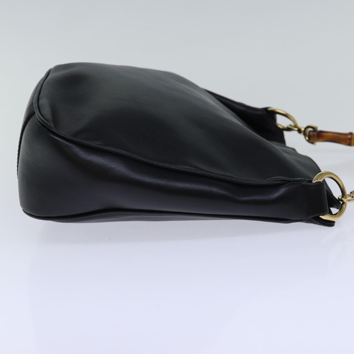 Luxury Gucci Trending 2025 Bamboo Hand Bag Leather Black 001 1638  ep4038