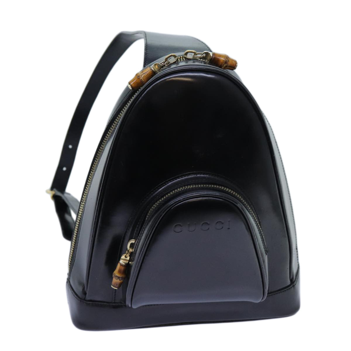 Luxury Gucci Trending 2025 Bamboo Body Bag Enamel Black 003 3444 0127  ep4050