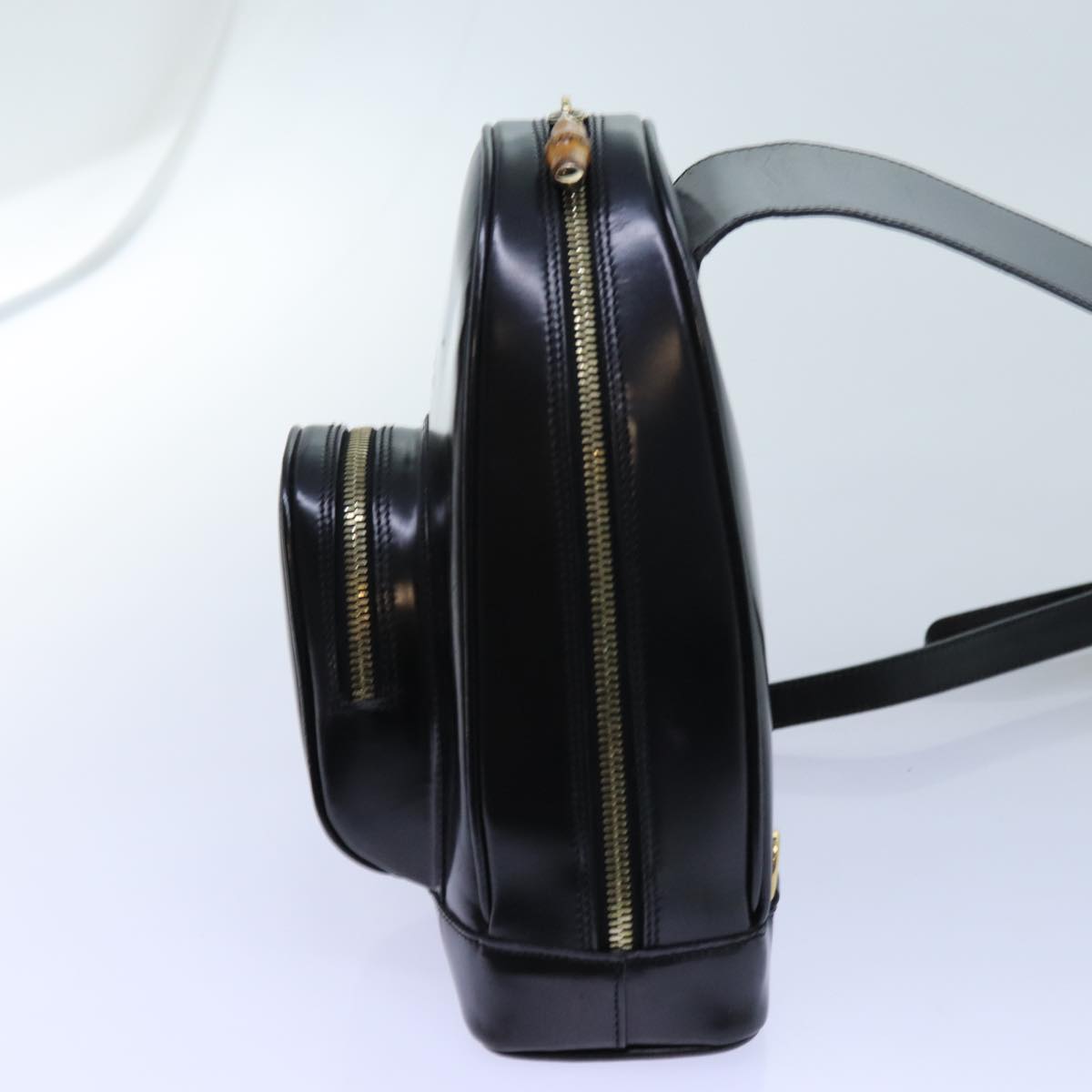 Luxury Gucci Trending 2025 Bamboo Body Bag Enamel Black 003 3444 0127  ep4050