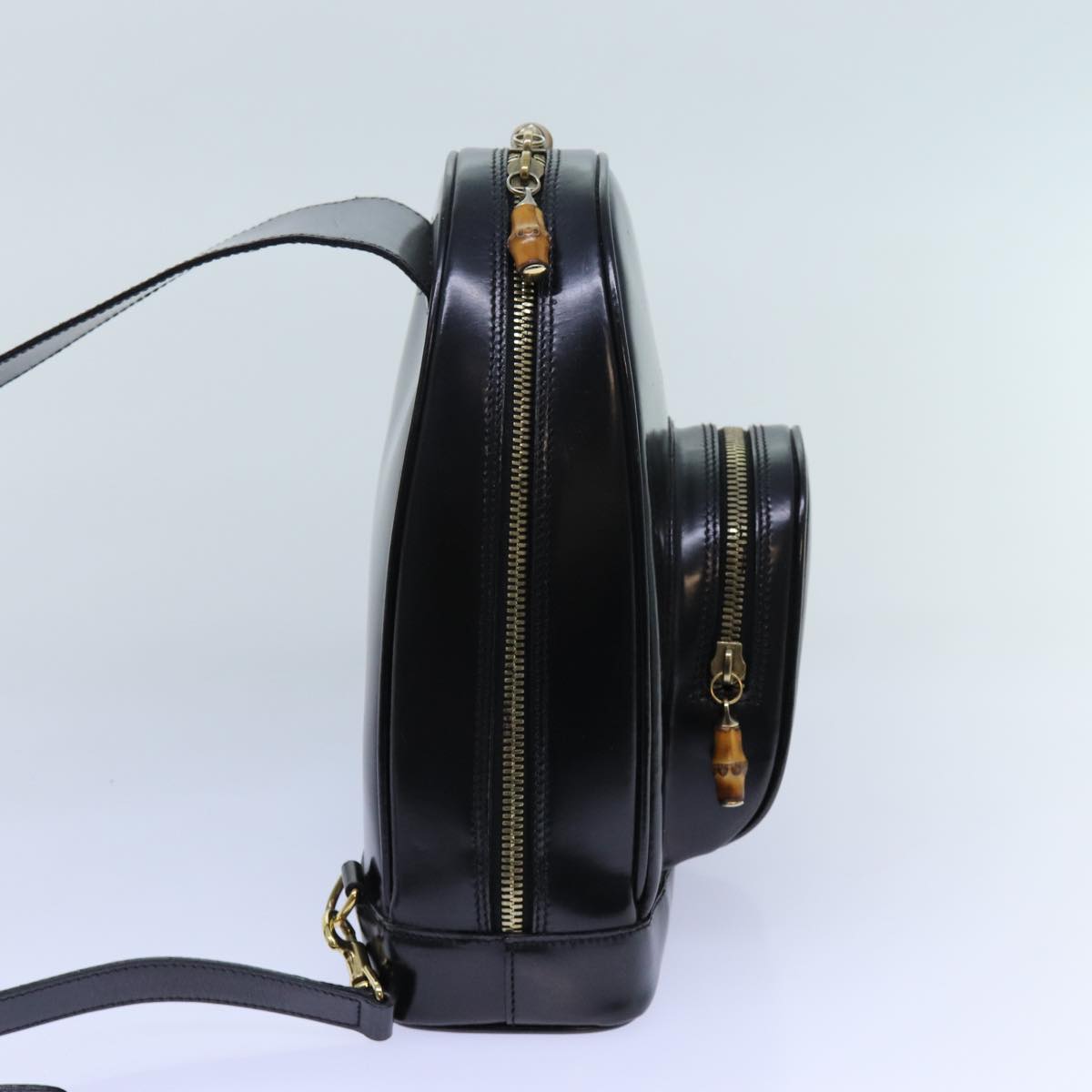 Luxury Gucci Trending 2025 Bamboo Body Bag Enamel Black 003 3444 0127  ep4050