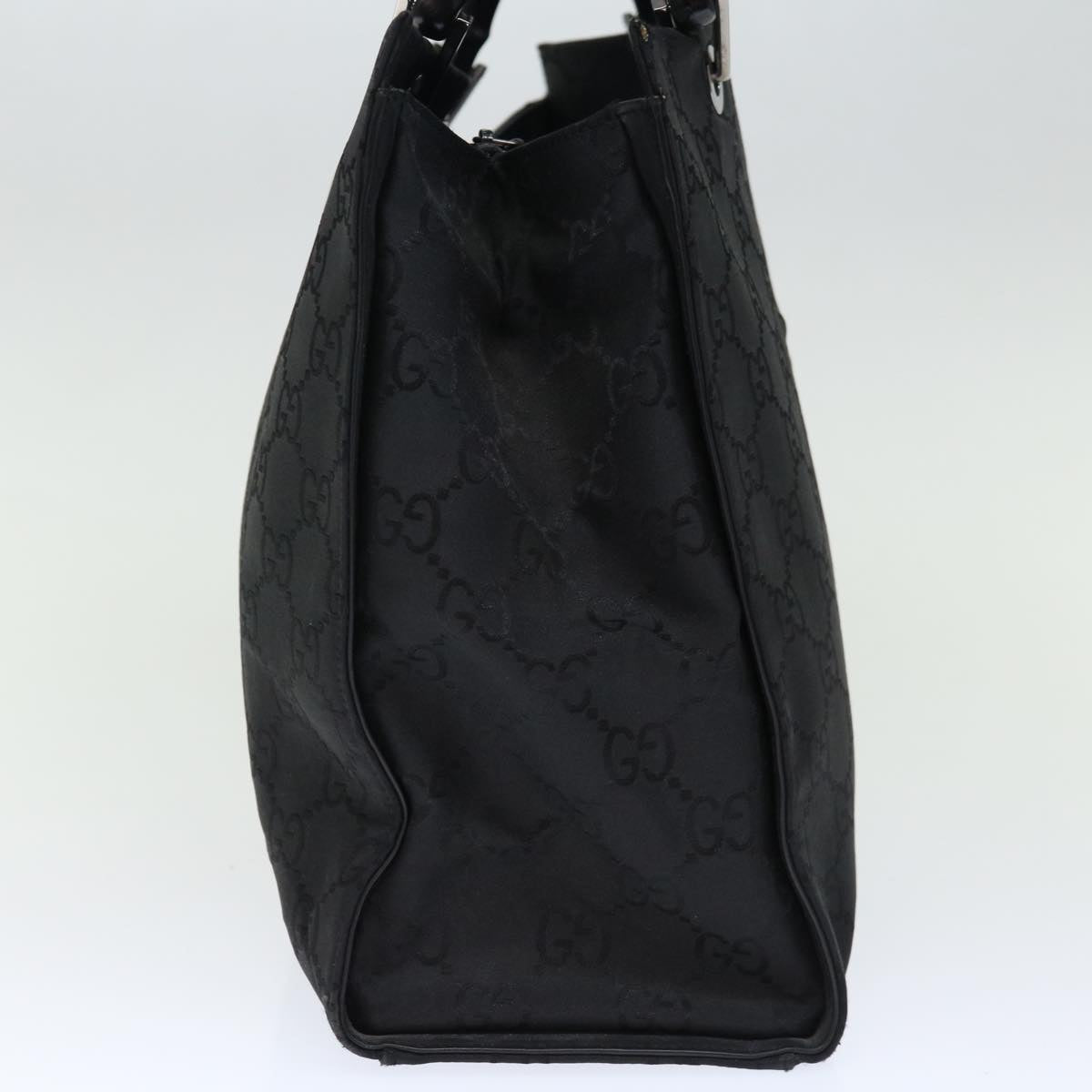 Luxury Gucci Trending 2025 Bamboo GG Canvas Hand Bag Nylon Black 002 1010 3754  ep4051