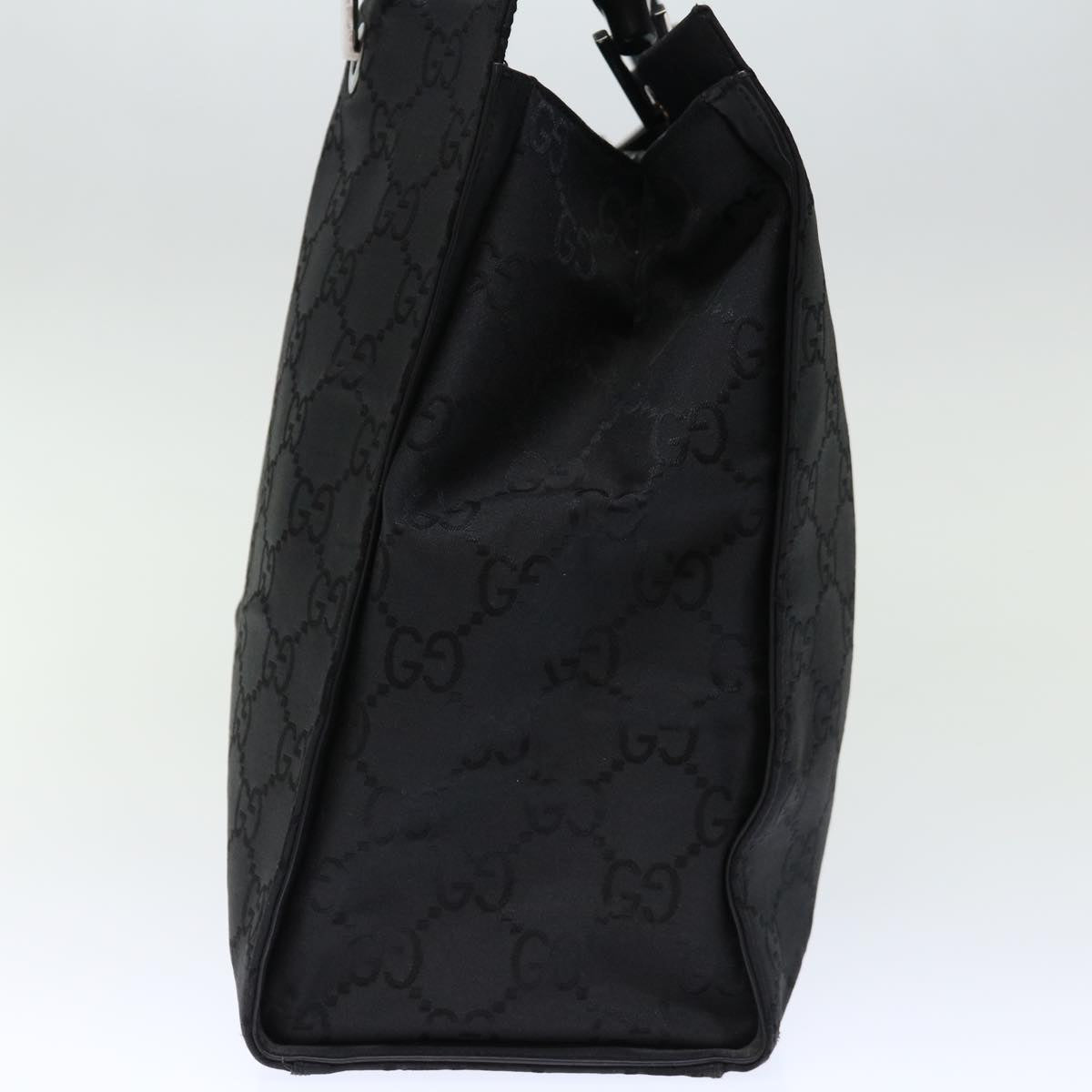 Luxury Gucci Trending 2025 Bamboo GG Canvas Hand Bag Nylon Black 002 1010 3754  ep4051