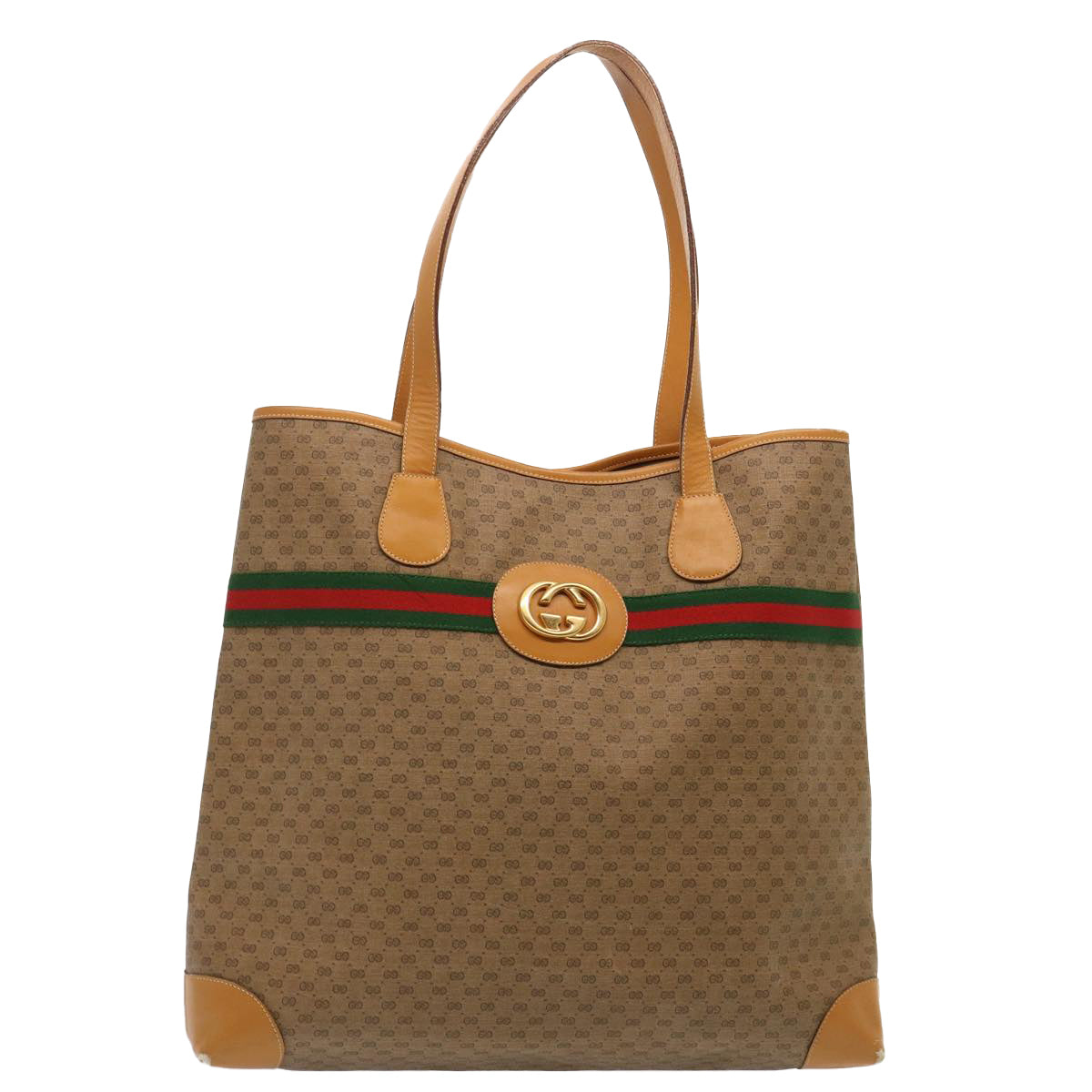 Luxury Gucci Trending 2025 Micro GG Supreme Web Sherry Line Tote Bag Beige 002 983 0174  ep4088