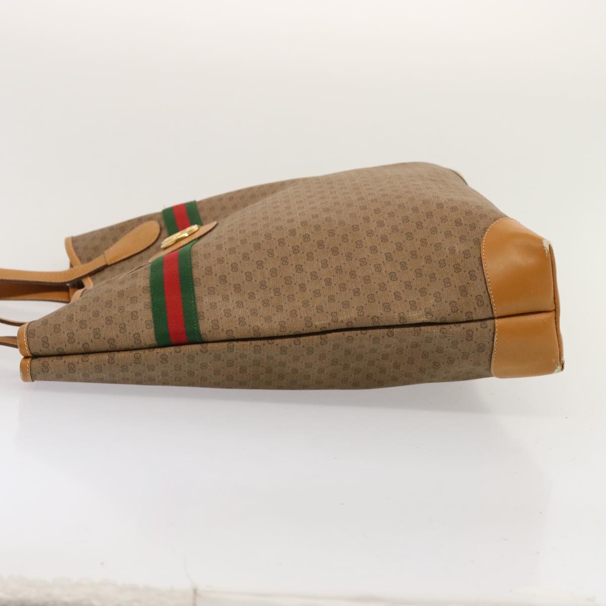 Luxury Gucci Trending 2025 Micro GG Supreme Web Sherry Line Tote Bag Beige 002 983 0174  ep4088