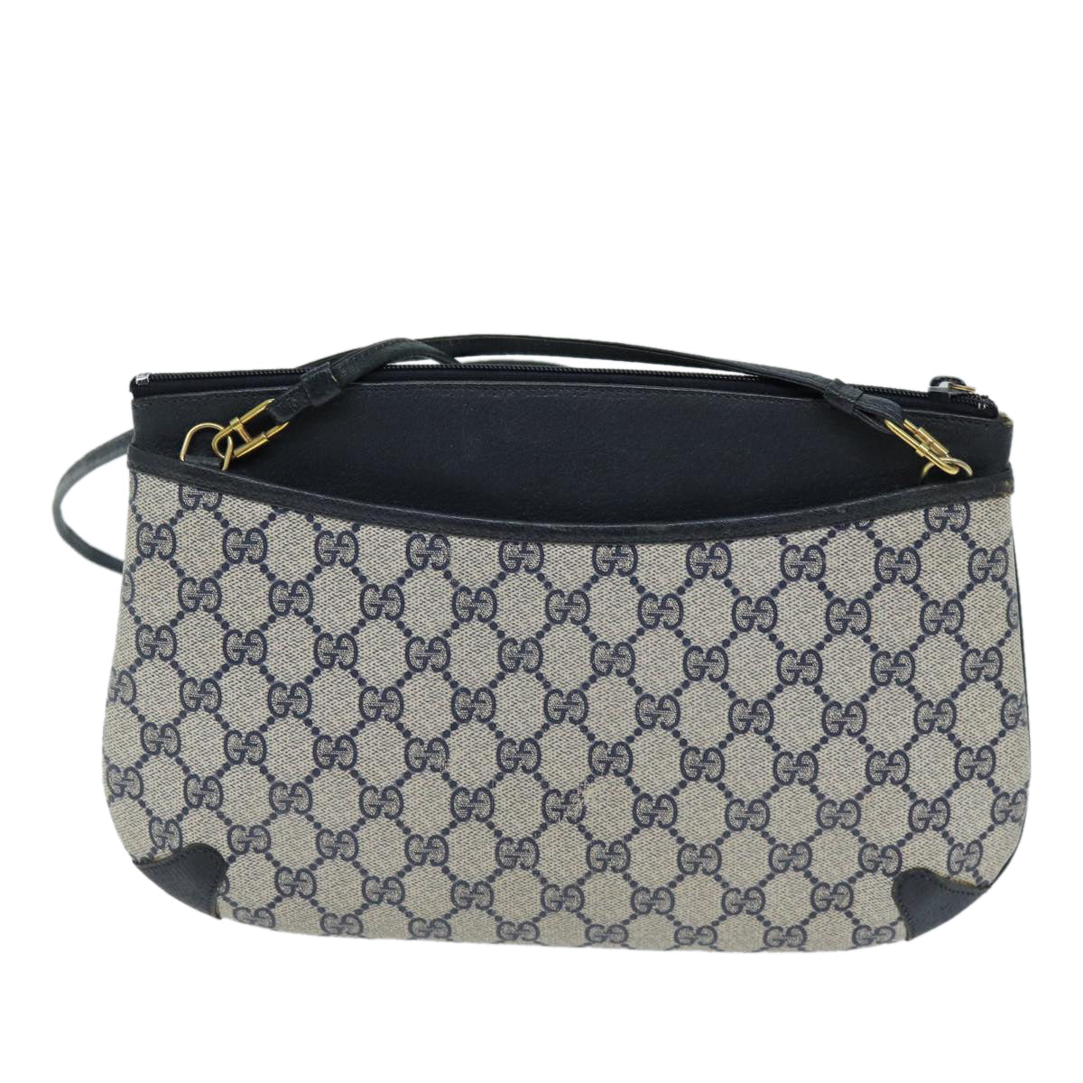 Luxury Gucci Trending 2025 GG Plus Supreme Sherry Line Shoulder Bag Navy Red 904 02 026  ep4106