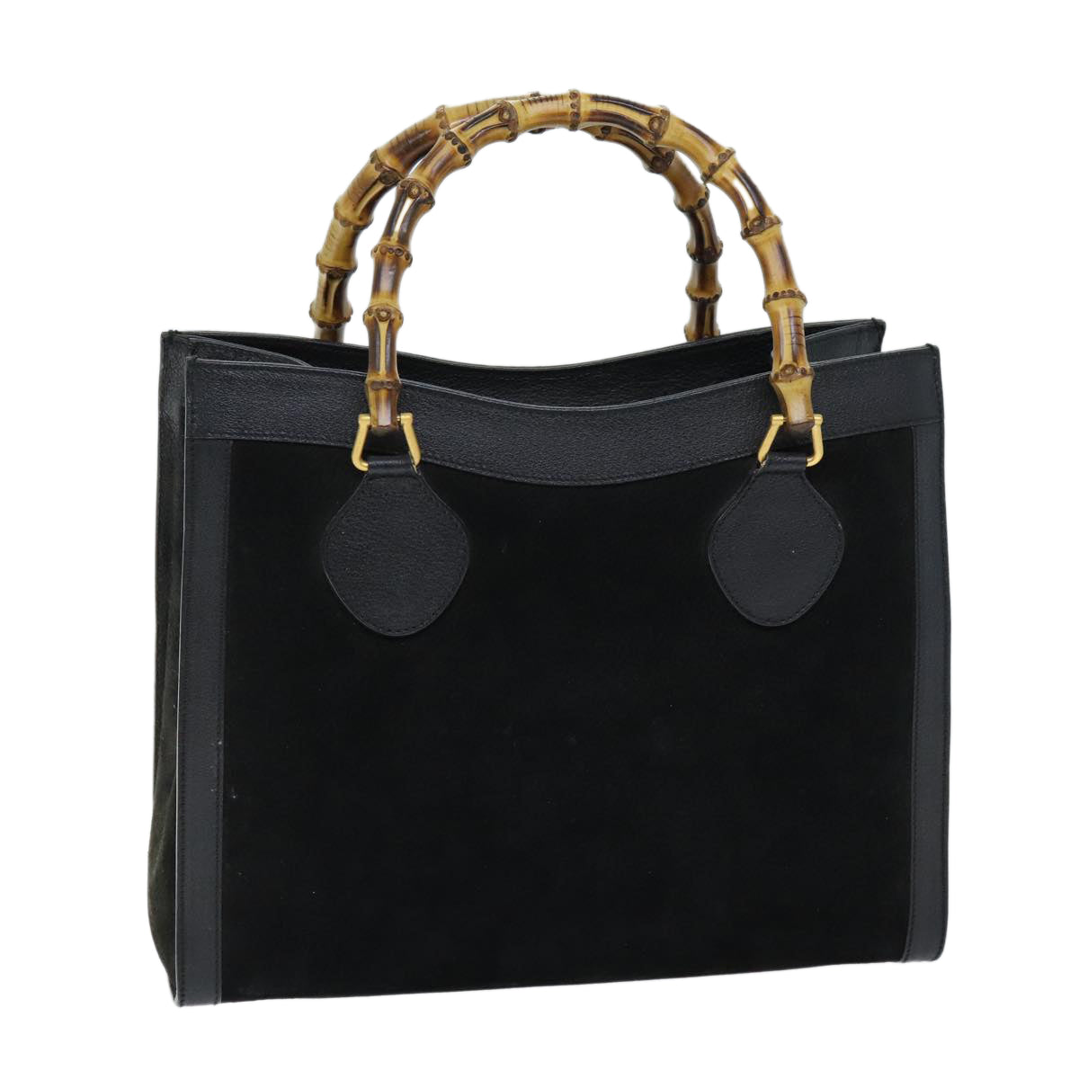 Luxury Gucci Trending 2025 Bamboo Hand Bag Suede Black 002 1186 2060  ep4123