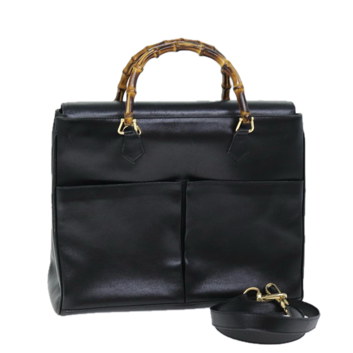 Luxury Gucci Trending 2025 Bamboo Hand Bag Leather 2way Black 002 123 0322  ep4124