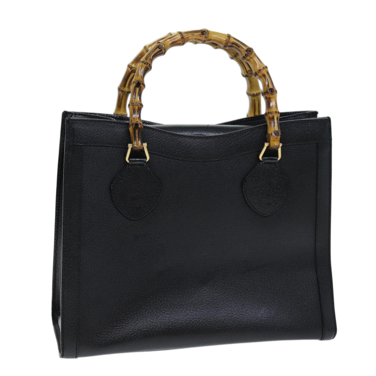 Luxury Gucci Trending 2025 Bamboo Hand Bag Leather Black 002 1095 0260  ep4125