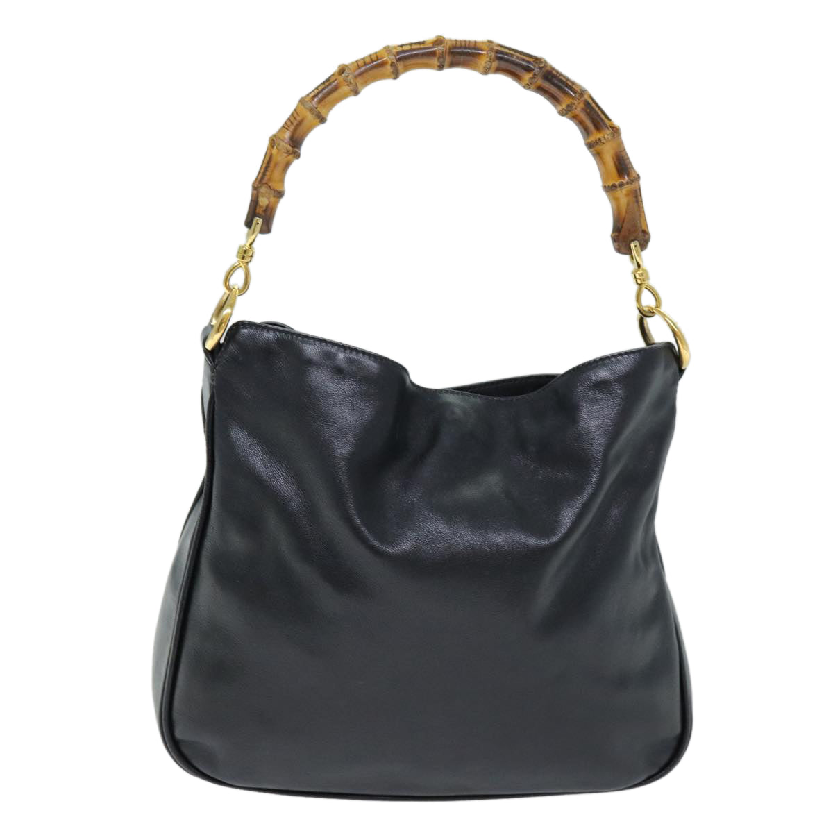 Luxury Gucci Trending 2025 Bamboo Hand Bag Leather 2way Black 001 1638 2615  ep4131