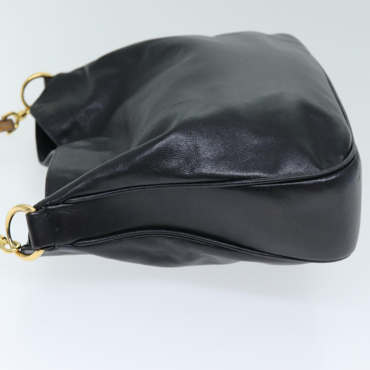 Luxury Gucci Trending 2025 Bamboo Hand Bag Leather 2way Black 001 1638 2615  ep4131