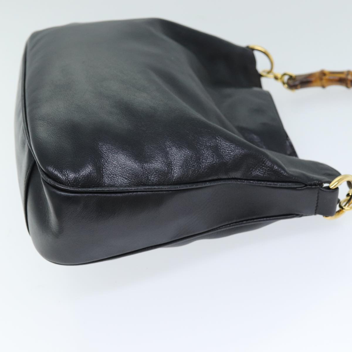 Luxury Gucci Trending 2025 Bamboo Hand Bag Leather 2way Black 001 1638 2615  ep4131