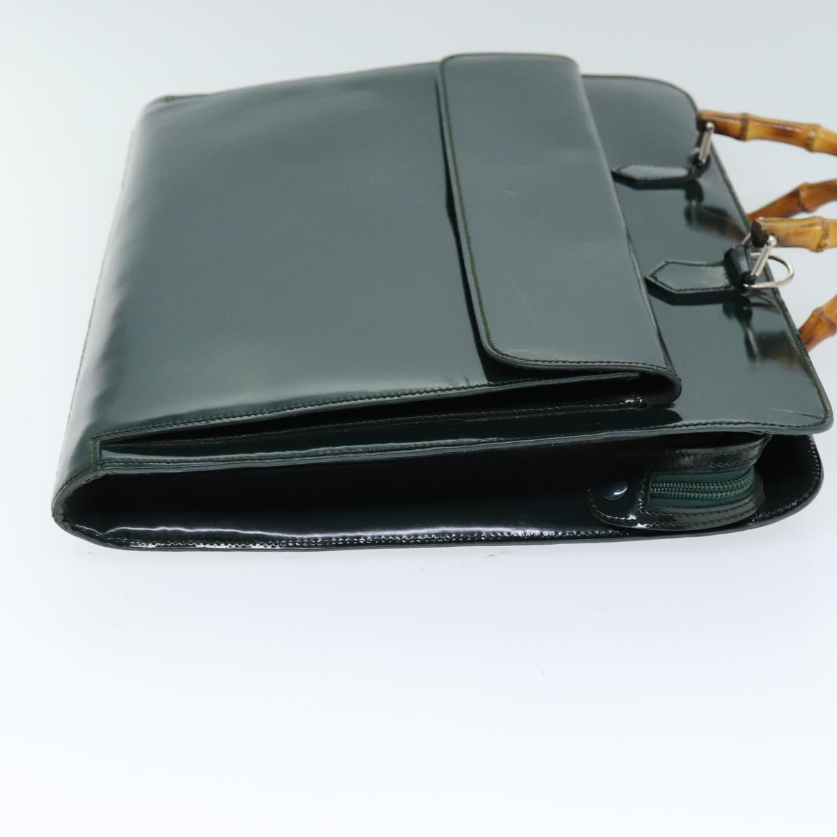 Luxury Gucci Trending 2025 Bamboo Hand Bag Enamel Green 015 1521 3675  ep4132