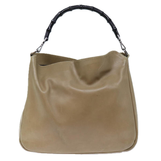 Luxury Gucci Trending 2025 Bamboo Hand Bag Leather Beige  ep4133