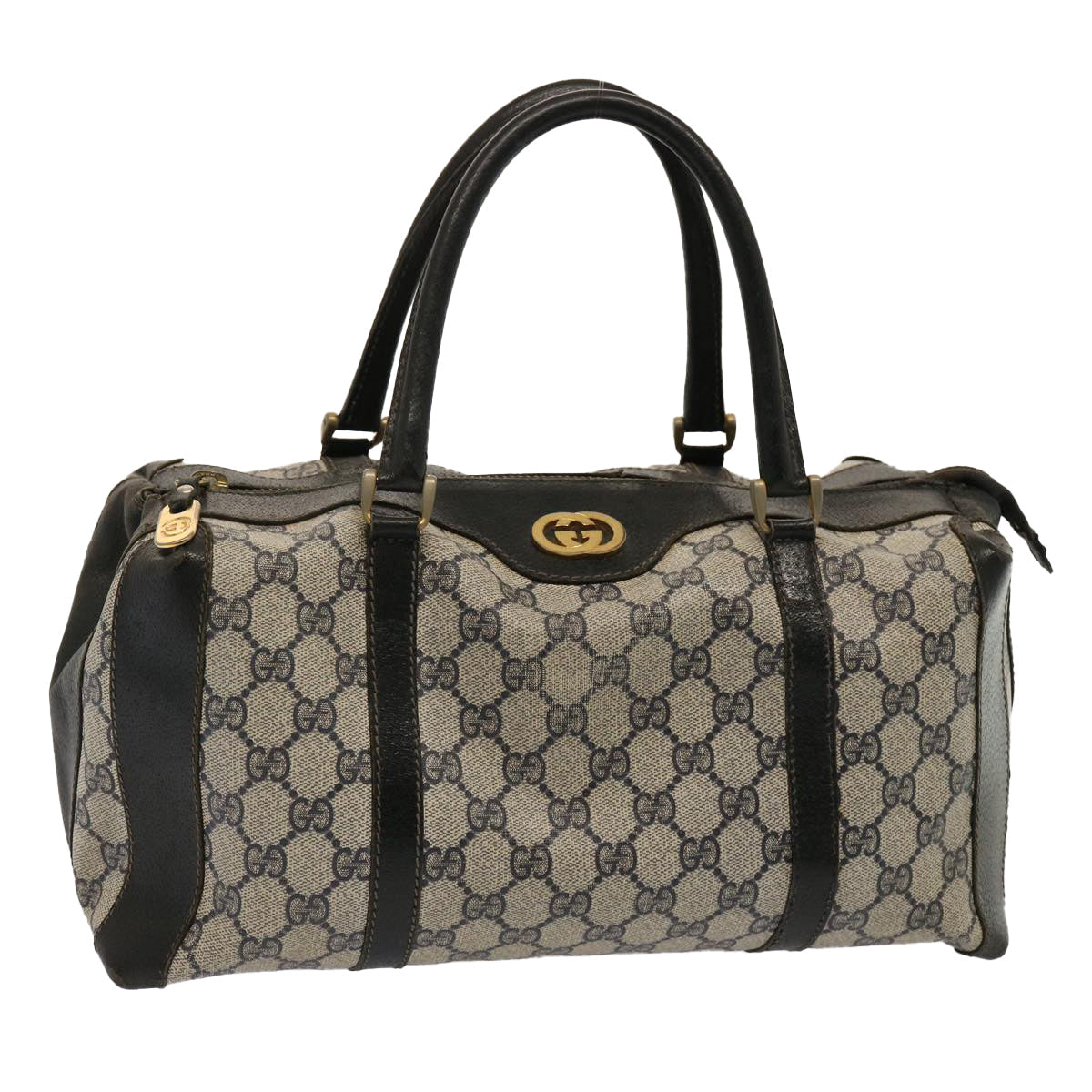 Luxury Gucci Trending 2025 GG Supreme Boston Bag PVC Navy  ep4157