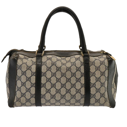 Luxury Gucci Trending 2025 GG Supreme Boston Bag PVC Navy  ep4157