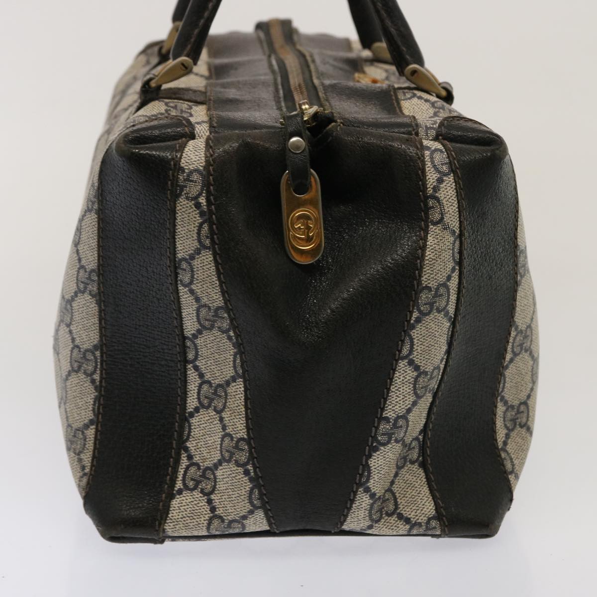 Luxury Gucci Trending 2025 GG Supreme Boston Bag PVC Navy  ep4157