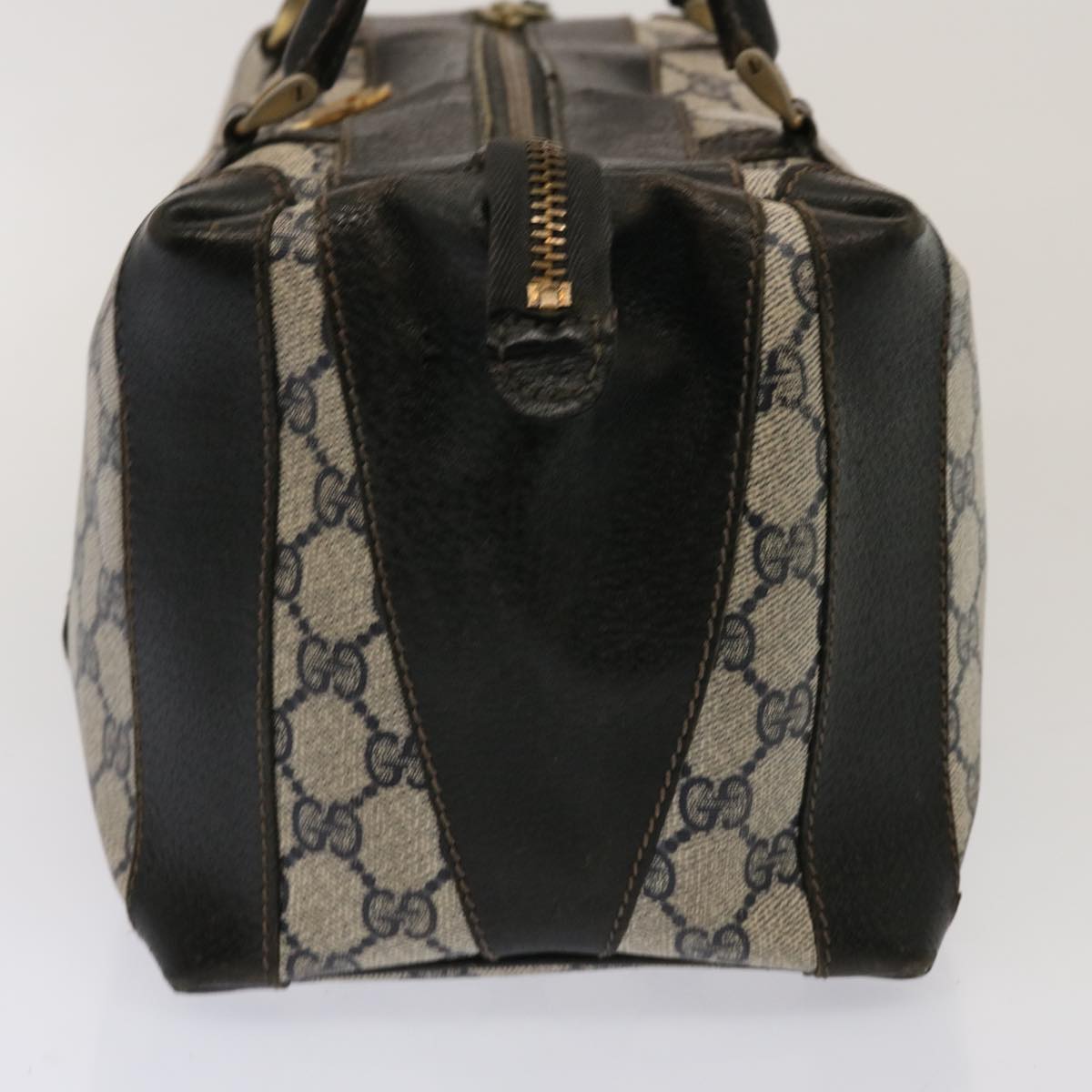 Luxury Gucci Trending 2025 GG Supreme Boston Bag PVC Navy  ep4157
