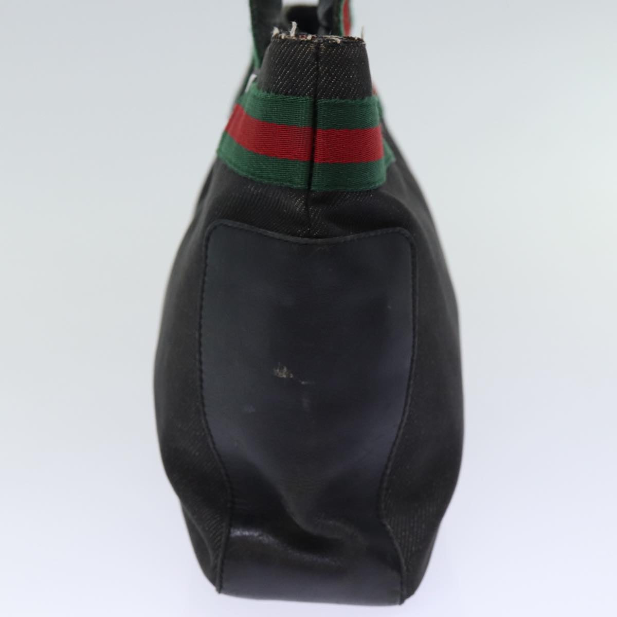 Luxury Gucci Trending 2025 Web Sherry Line Tote Bag Denim Black Red Green 73983  ep4159