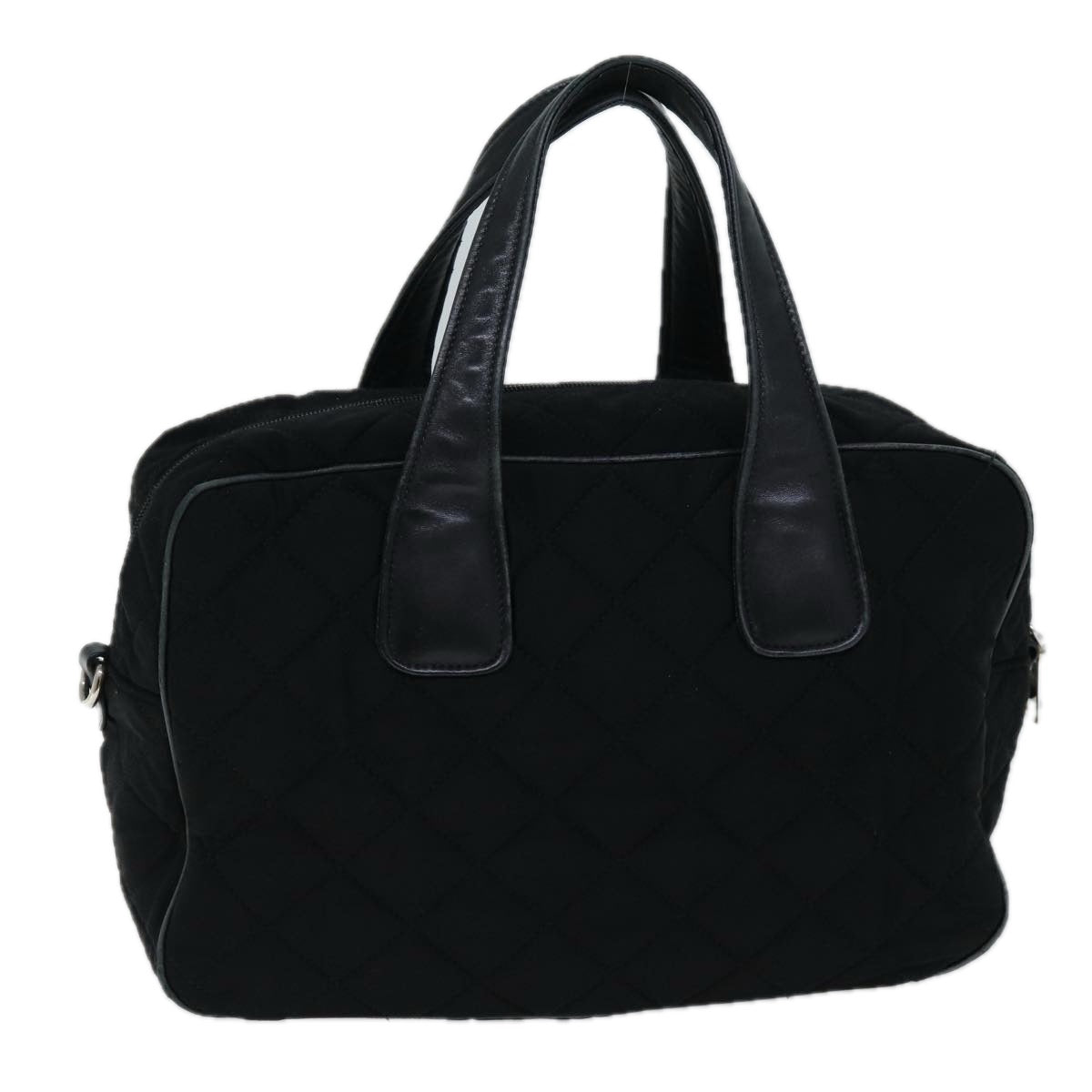 Luxury PradaHand Bag Canvas 2way Black ep4171
