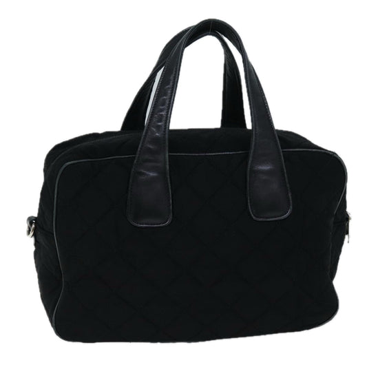 Luxury PradaHand Bag Canvas 2way Black ep4171