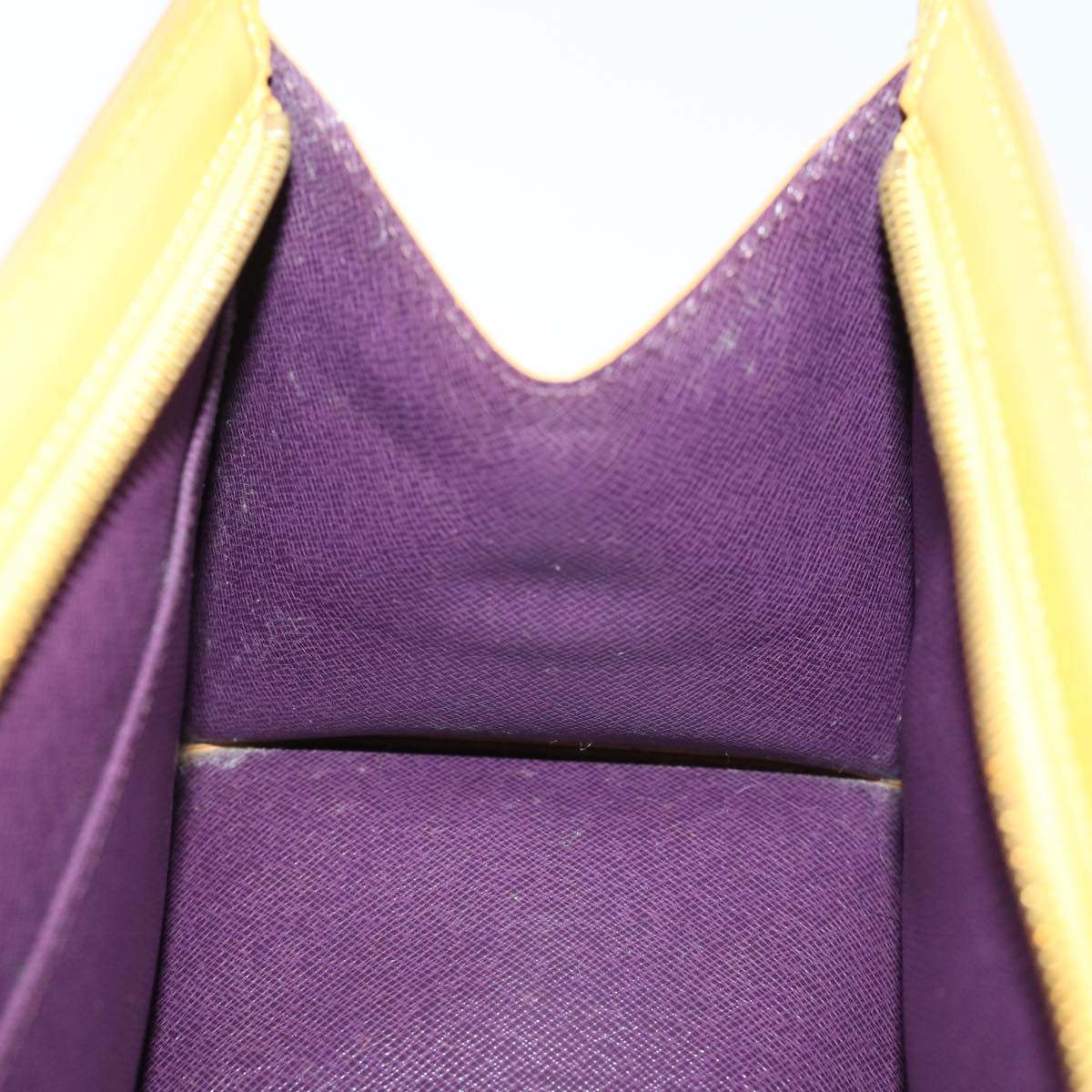 LOUIS VUITTON Epi Sac Triangle Hand Bag Yellow M52099 LV ep4217
