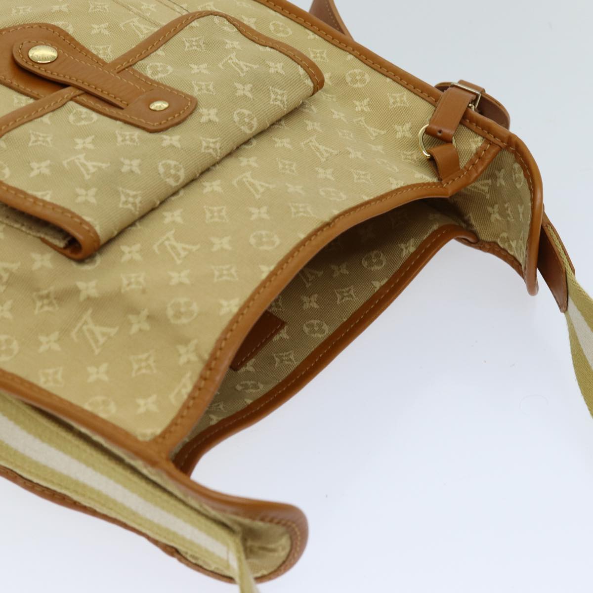 LOUIS VUITTON Monogram Mini Buzas Marie Kate Bag Beige M92323 LV ep4235