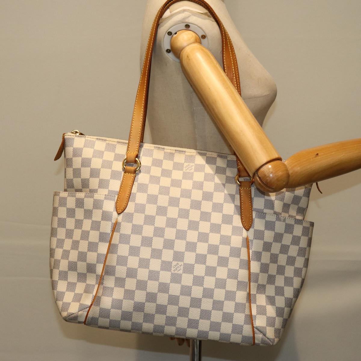 LOUIS VUITTON Damier Azur Totally MM Tote Bag N51262 LV ep4273