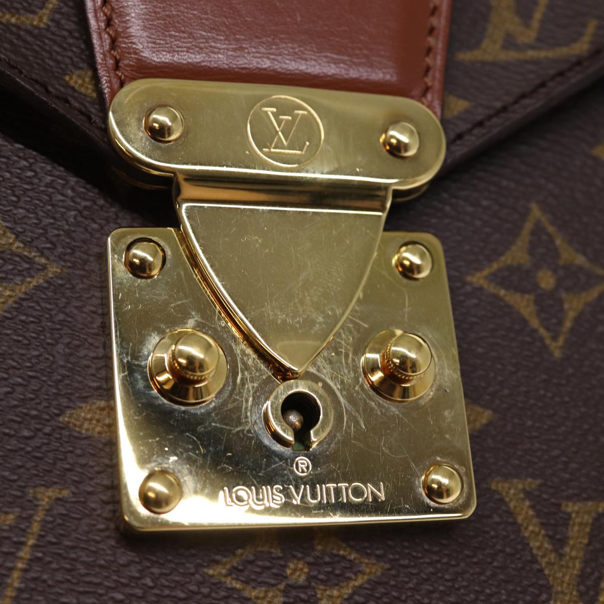 LOUIS VUITTON Monogram Porte Documents Bandouliere Bag M53338 LV ep4274