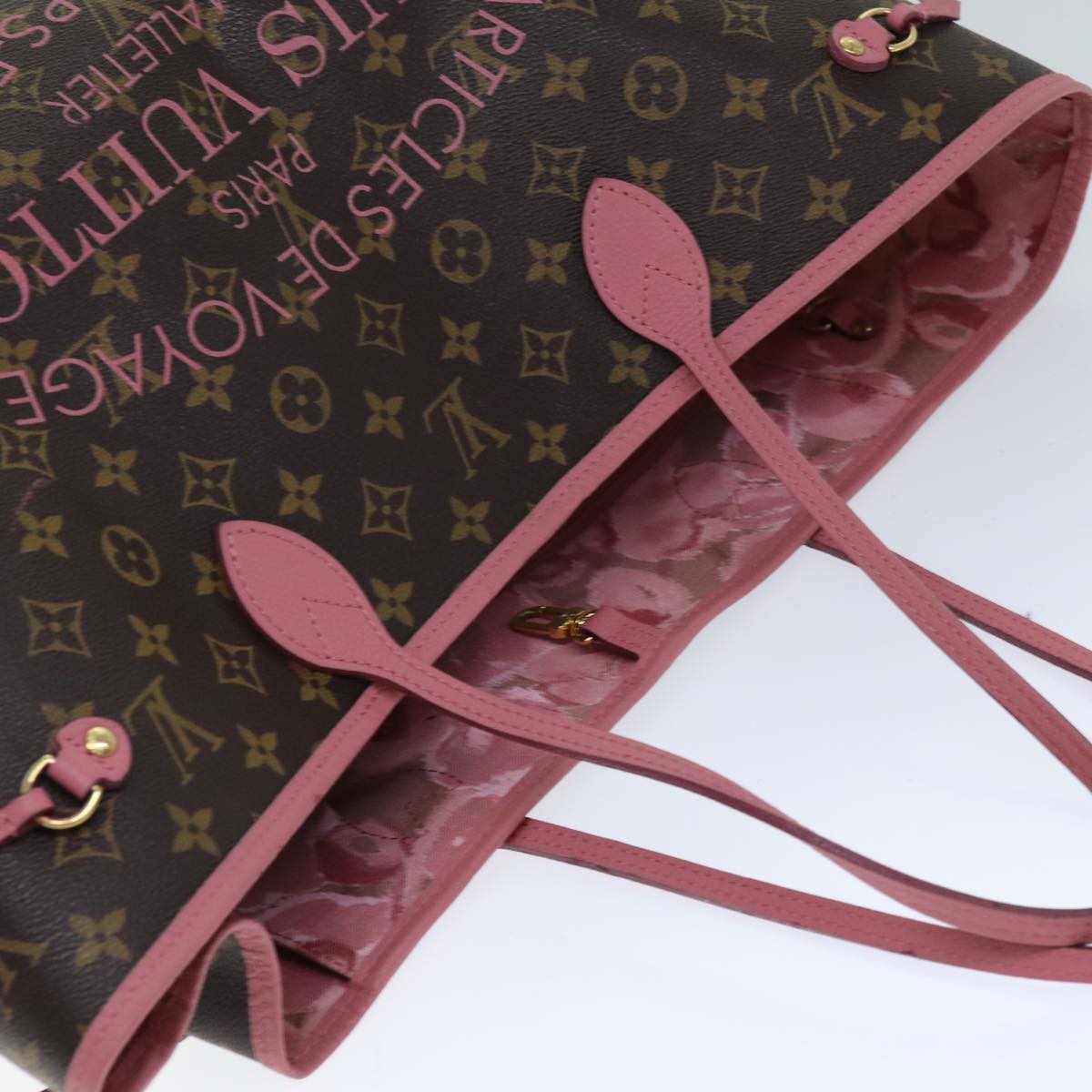 LOUIS VUITTON Monogram Ikat Flower Neverfull GM Tote Bag M40939 LV ep4288