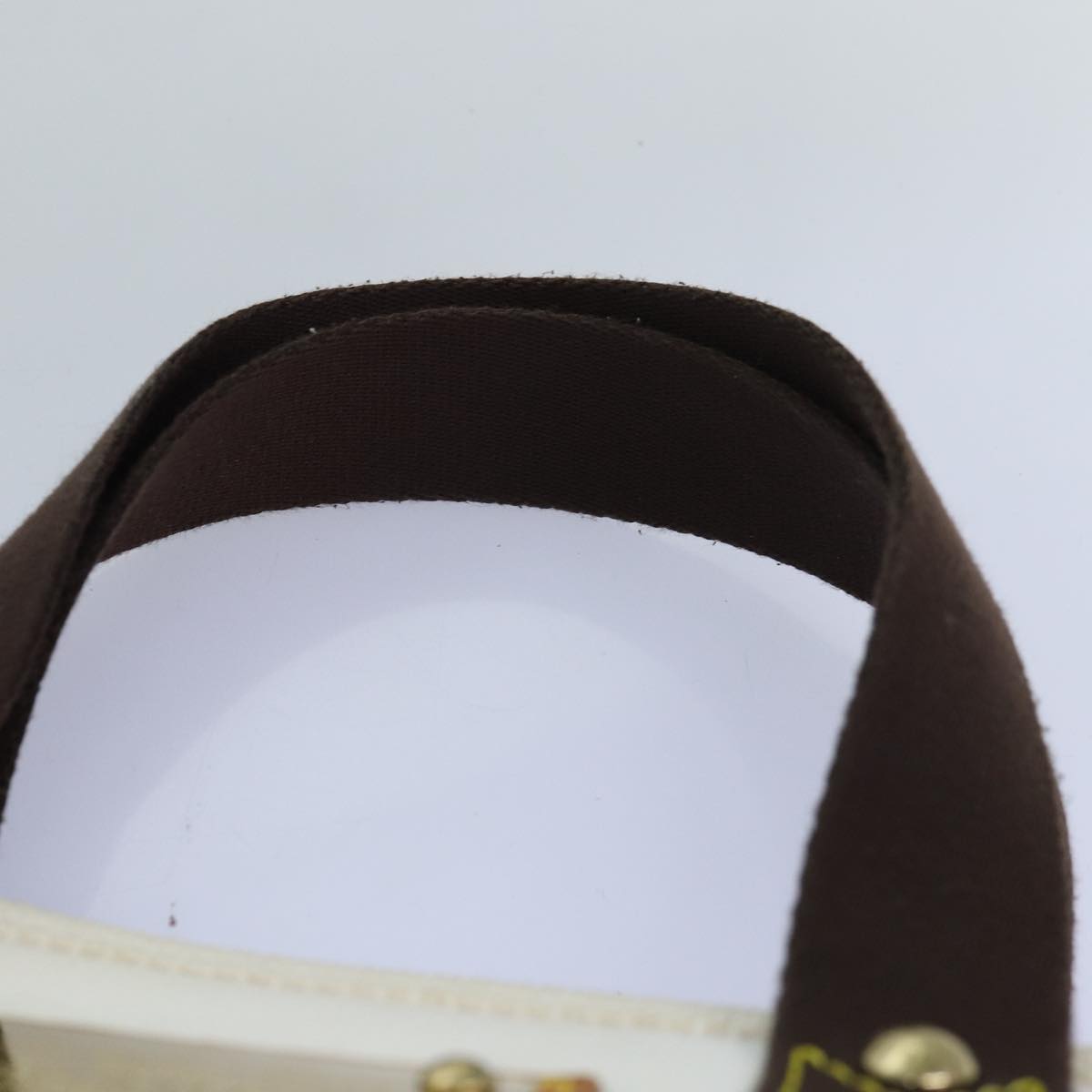 LOUIS VUITTON Antigua Cabas PM Tote Bag White Brown M40036 LV ep4310