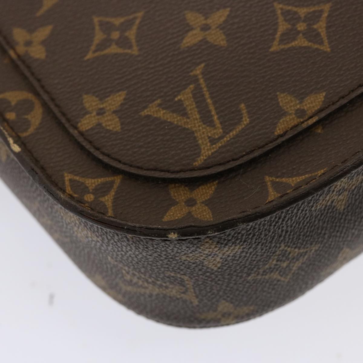 LOUIS VUITTON Monogram Saint Cloud GM Shoulder Bag M51242 LV ep4330