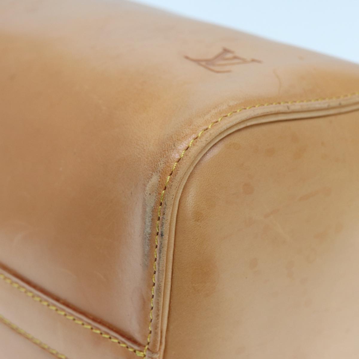 LOUIS VUITTON Nomad leather Speedy 30 Hand Bag Beige M85392 LV ep4364