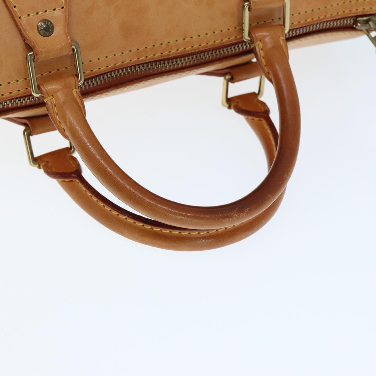 LOUIS VUITTON Nomad leather Speedy 30 Hand Bag Beige M85392 LV ep4364